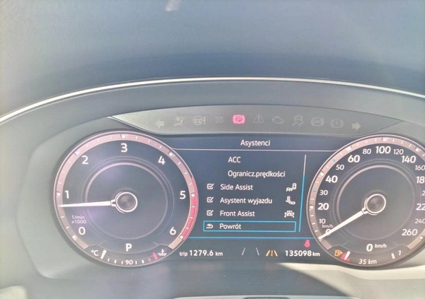 Volkswagen Passat cena 109900 przebieg: 135094, rok produkcji 2019 z Sanok małe 596